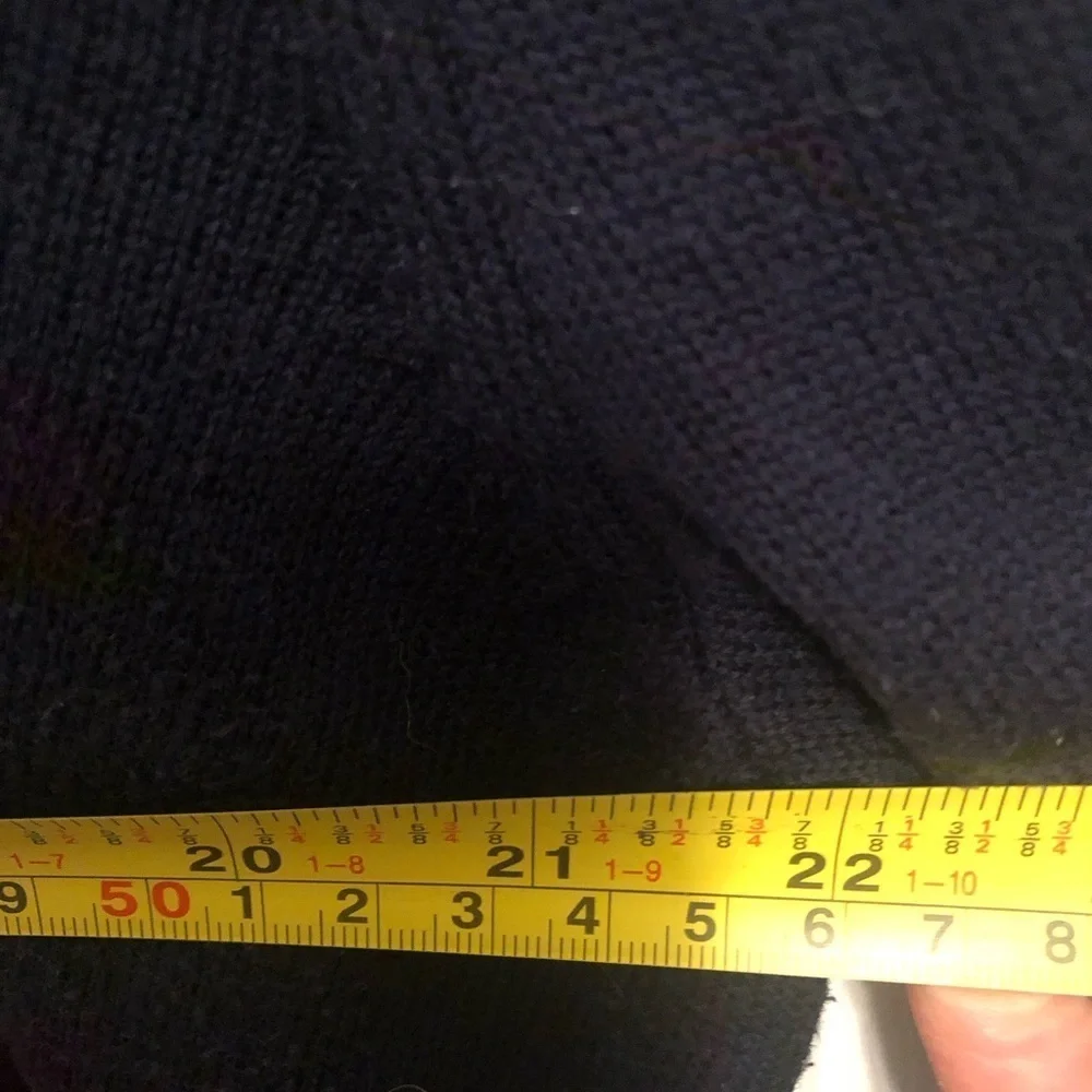 Tommy Hilfiger 1/4  zipped Cotton size large Pullover - Picture 7 of 9
